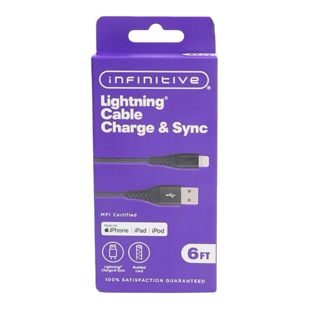 Infinitive Lightning Cable 6FT for Apple Devices
